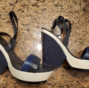 Authentic Tory Burch Strappy Wedges